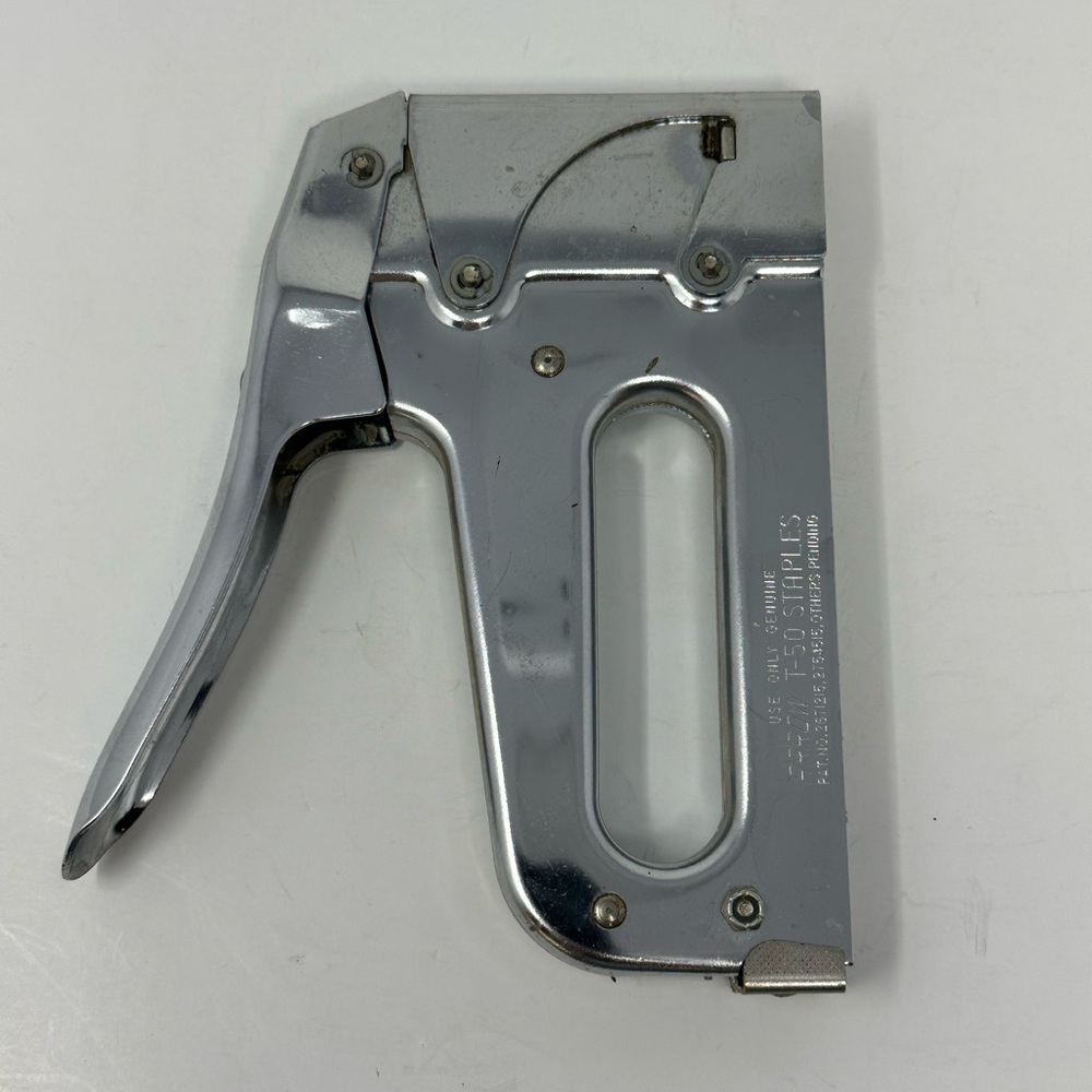 Arrow Fastener Co Model T-50M Stainless Steel Heavy Duty Staple Gun Stapler USA